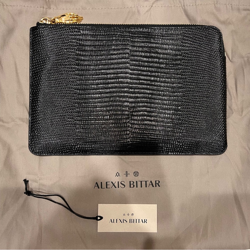 Alexis Bittar large zipped pouch
